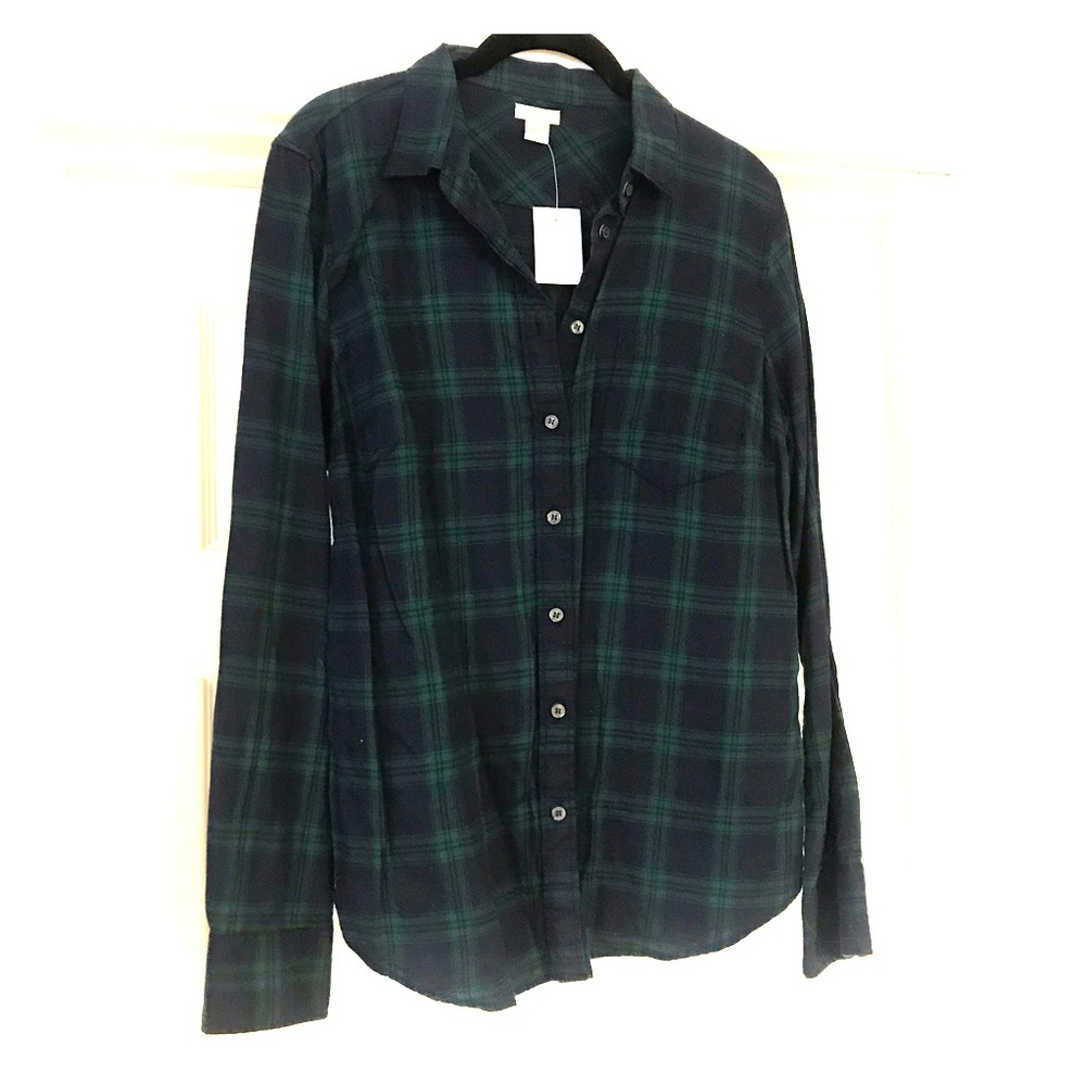 JCrew Flannel Button Down
